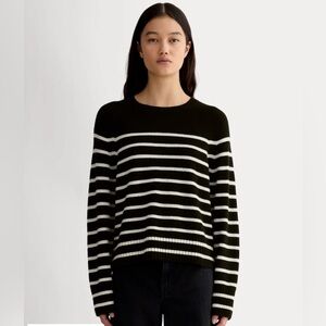 NWT Everlane Cashmere Striped Sweater